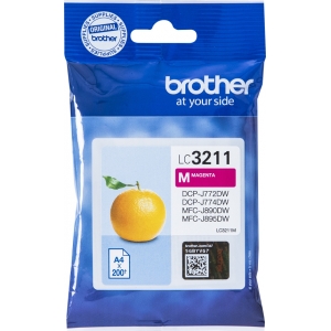 ΜΕΛΑΝΙ BROTHER LC-3211M MAGENTA (LC3211M)