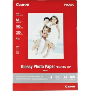 ΧΑΡΤΙ CANON GP-501 PHOTO GLOSSY A4 200gr. (100φ.) 0775B001