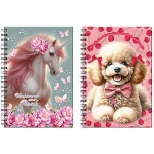 ΤΕΤΡΑΔΙΟ ΣΠΙΡΑΛ 17χ25 2Θ. BMU Love Poodle 357-21402