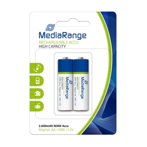 ΜΠΑΤΑΡΙΕΣ MEDIARANGE AA RECHARGEABLE 2τμχ