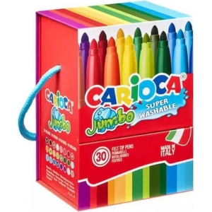 ΜΑΡΚΑΔΟΡΟΙ CARIOCA JUMBO 30 ΧΡΩΜΑΤΩΝ