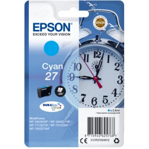 ΜΕΛΑΝΙ EPSON 27 CYAN (C13T27024010) 3.6ml