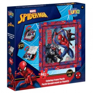 PUZZLE ΚΟΡΝΙΖΑ 64ΤΕΜ 27Χ27ΕΚ SPIDERMAN 508279