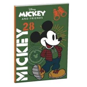 ΤΕΤΡΑΔΙΟ ΚΑΡΦΙΤΣΑ GIM 17X24 MICKEY 340-85400