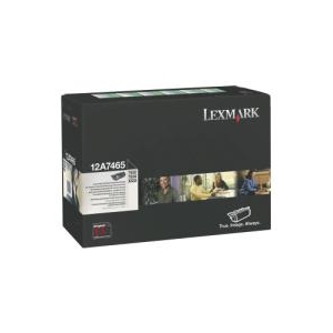 TONER LEXMARK 12A7465 BLACK