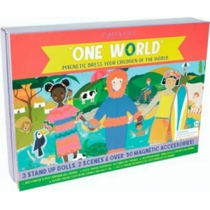 ΜΑΓΝΗΤΙΚΟ ΚΟΥΤΙ “Ντύσε τα Παιδιά του Κόσμου”  FLOSS & ROCK (43P6379)