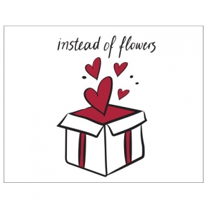 Instead of Flowers Ευχετήρια Κάρτα Μικρή (ΡΕΝΕ) ΧΑΡΤΙΝΗ ΠΟΛΗ