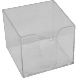 ΚΥΒΟΣ ΚΕΝΟΣ ΠΛΑΣΤΙΚΟΣ ΓΙΑ ΧΑΡΤΑΚΙΑ 9Χ9εκ.