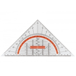 ΓΕΩΔΑΙΤΙΚΟ ΤΡΙΓΩΝΟ ARISTO 25cm (23008) ΜΕ ΠΙΑΣΤΡΑ