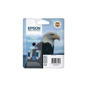 ΜΕΛΑΝΙ EPSON T007 BLACK 2 TEM.