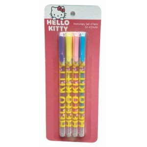 ΣΕΤ 4 ΣΤΥΛΟ HELLO KITTY LEMONADE 335-70006
