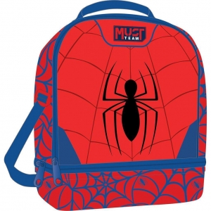 Τσαντάκι Φαγητού Spiderman Must Team Ισοθερμικό 2 Θήκες 508815)
