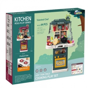 ΚΟΥΖΙΝΑ 64ΤΕΜ ΜΕ ΦΩΣ ΚΑΙ ΜΟΥΣΙΚΗ ΠΡΑΣΙΝΗ LUNA 622116