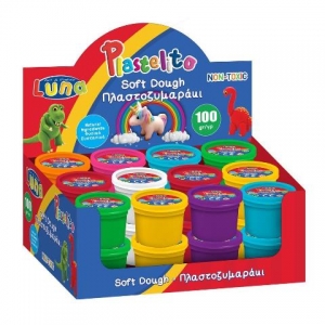 ΠΛΑΣΤΟΖΥΜΑΡΑΚΙ 100GR ΔΙΑΦΟΡΑ ΧΡΩΜΑΤΑ LUNA 621972
