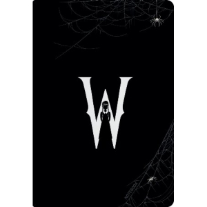Σημειωματάριο puffy - Wednesday μαύρο