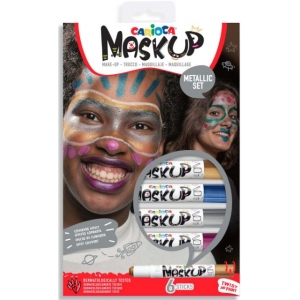 ΜΑΡΚΑΔΟΡΟΙ  CARIOCA MASK UP/ 6 METALLIC 43155