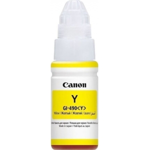 ΜΕΛΑΝΙ CANON GI-490 YELLOW 70ml 7kpgs (0666C001)