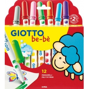 ΜΑΡΚΑΔΟΡΟΙ GIOTTO BEBE 2+ JUMBO/ 12ps (478200)