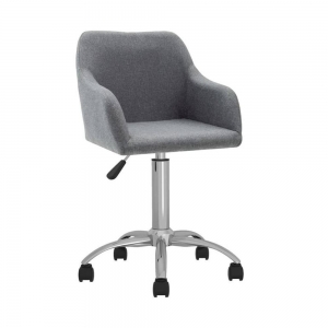 Καρέκλα εργασίας Jasper Υ88-78x54x54 εκ υφασμάτινη, χρώμα γκρι 13824-03