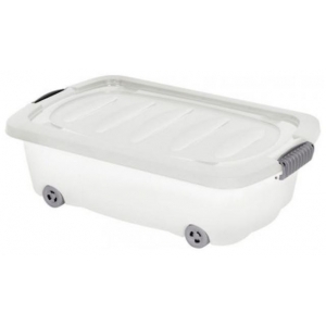 Kουτί αποθήκευσης 24ltr Υ17.5x60x38εκ. με ρόδες (35695)
