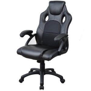 ΚΑΡΕΚΛΑ ΝΕΧΤ 13832 gaming μαύρη τροχήλατη (63X64X101εκ.)