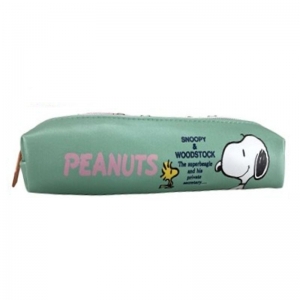 Κασετίνα Βαρελάκι Peanuts friends 365-04004 Πράσινη