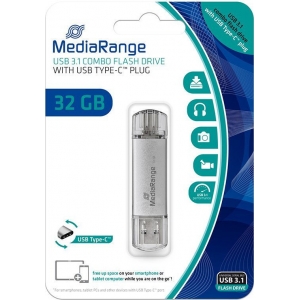 ΜΝΗΜΗ USB MEDIARANGE MR936 32GB with USB Type-C