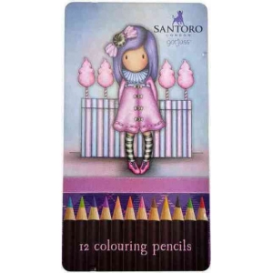 ΞΥΛΟΜΠΟΓΙΕΣ SANTORO GORJUSS 12τμχ (σε μεταλλικό κουτί) SUGAR PLUM  217133