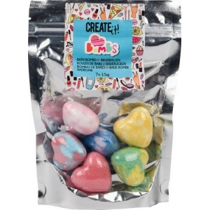 7 BATH BOMΒS ΚΑΡΔΟΥΛΑ –  CREATE it! 84419