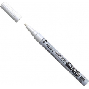 ΜΑΡΚΑΔΟΡΟΣ PILOT SUPER COLOR ΑΝΕΞΙΤΗΛΟΣ ΛΕΥΚΟΣ 1mm