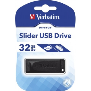 ΜΝΗΜΗ USB VERBΑΤΙΜ 32GB SLIDER 98697