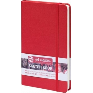 SKETCH BOOK TALENS ΚΟΚΚΙΝΟ 80Φ. 13Χ21 (38937)