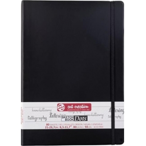 SKETCH BOOK DOT TALENS ΜΑΥΡΟ 80Φ. 21Χ30 (38920)