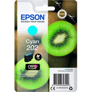 ΜΕΛΑΝΙ EPSON 202 CYAN (T02F24010)