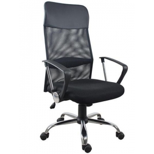 ΚΑΡΕΚΛΑ ΝΕΧΤ 13830 τροχήλατη μαύρη με δίχτυ στην πλάτη 66Χ64Χ112εκ.