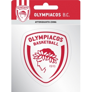 Αυτοκόλλητα σήμα μεγάλο - Ολυμπιακός Μπάσκετ 1