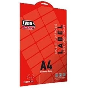 ΕΤΙΚΕΤΕΣ ΔΙΑΦΑΝΕΣ TYPO 48.5X25.4mm (25Φ)