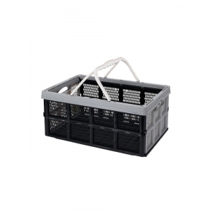 Πτυσσόμενο κουτί αποθήκευσης γκρι 32l Y22x51x34εκ. (35691-08_