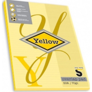 ΜΠΛΟΚ SKAG OVERLAP YELLOW Α4 50Φ.