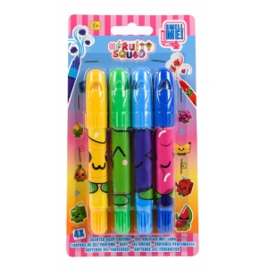 ΑΡΩΜΑΤΙΚΕΣ ΚΗΡΟΜΠΟΓΙΕΣ FRUITY SQUAD 4 ΧΡΩΜΑΤΑ FS60373