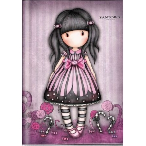 ΤΕΤΡΑΔΙΟ ΣΚΛΗΡΟ ΕΞΩΦΥΛΛΟ GRAFFITI SANTORO GORJUSS 19704 (17x25)