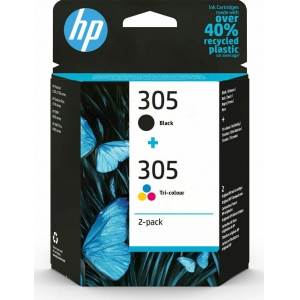 ΜΕΛΑΝΙ HP 305 Compo Pack B/C (6ZD17A)
