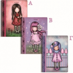 ΤΕΤΡΑΔΙΟ ΣΠΙΡΑΛ 3θεμ. SANTORO GORJUSS 21706 (Α4)