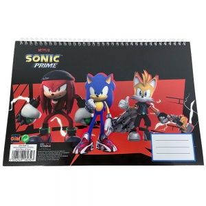 ΜΠΛΟΚ ΖΩΓΡΑΦΙΚΗΣ GIM Sonic Prime 334-84413 (30Φ.)