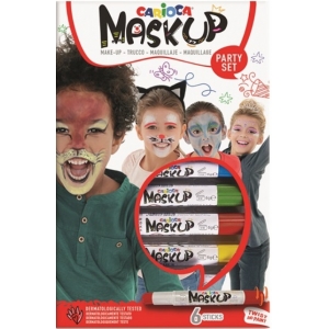 ΜΑΡΚΑΔΟΡΟΙ  CARIOCA MASK UP/ 6 PARTY SET 43052