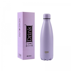 ΠΑΓΟΥΡΙ i DRINK ID1021 THERM BOTTLE 1000ml Pastel Purple