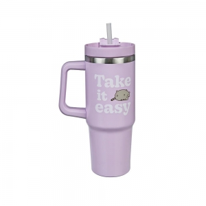 Παγούρι Θερμός με Καλαμάκι Pusheen the Cat 561-02208 (900ml)