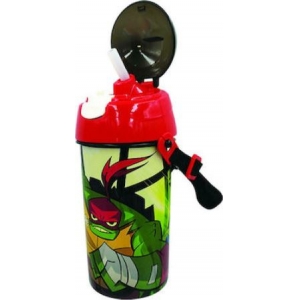 Πλαστικό Παγούρι Ninja Heroes Κόκκινο Καπάκι Gim  500ml (555-46209 )