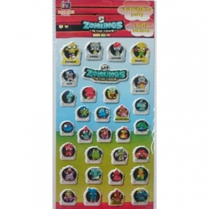 Αυτοκόλλητα Zomlings Puffy 0401289