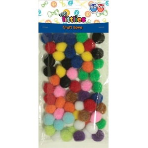 ΠΟΜ ΠΟΜ 15mm 60TEM ΔΙΑΦΟΡΑ ΧΡΩΜΑΤΑ THE LITTLIES 646594